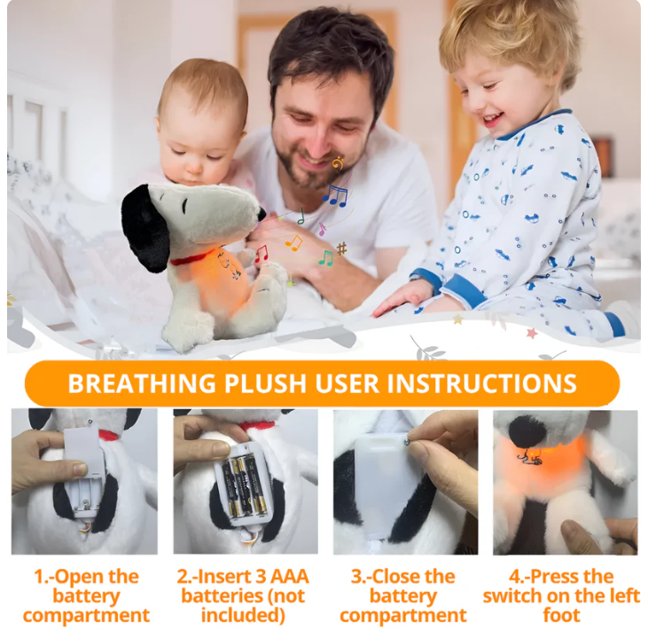 Snoopy Breathing Plush